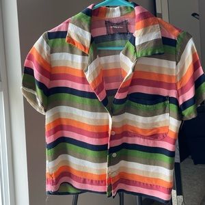 Reformation button down shirt